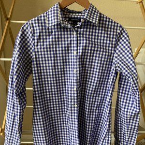 Lands' End Women's Tall Wrinkle Free No Iron Button Front Shirt